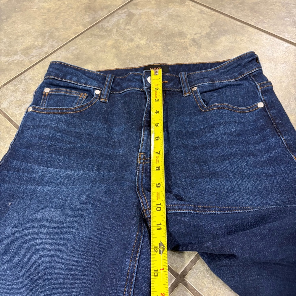 Quince Women Wide-Leg Jeans in Dark Blue Sz 29 Casual Classic Preppy - Picture 11 of 12